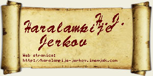 Haralampije Jerkov vizit kartica